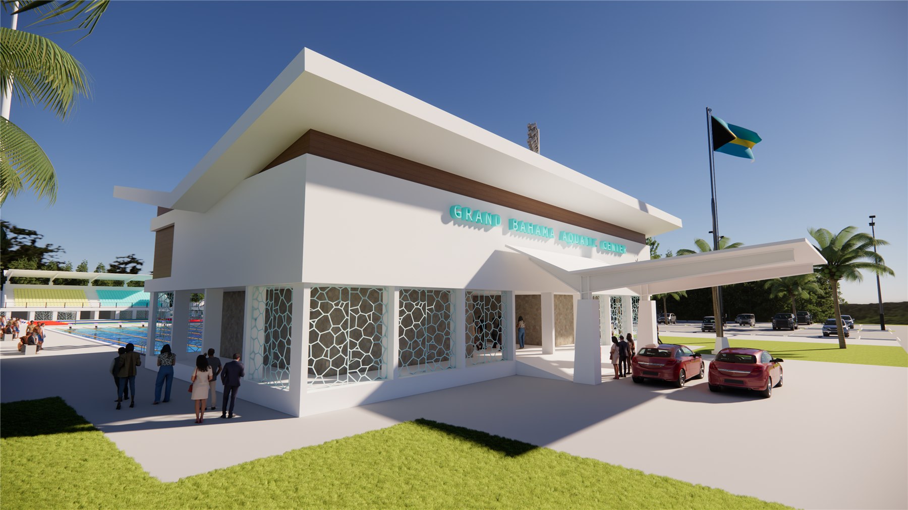 Architectural rendering, project 2, view 2