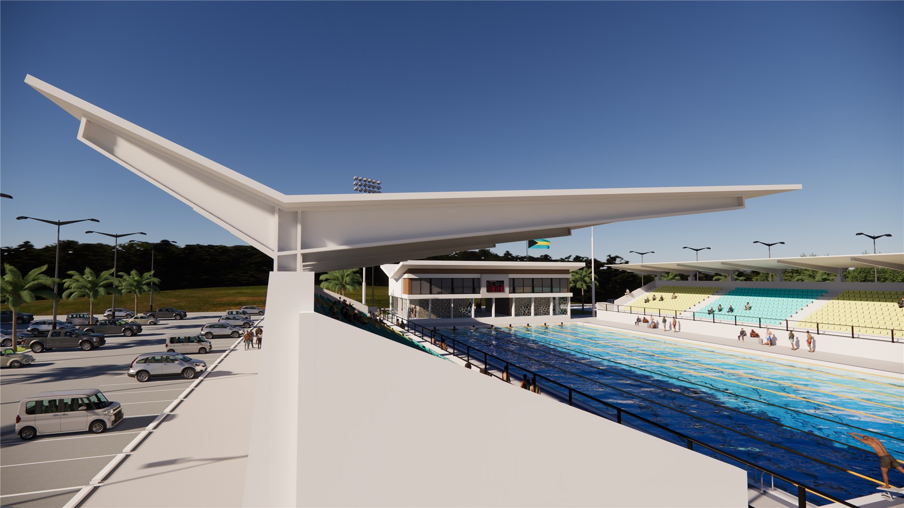 Architectural rendering, project 2, view 3