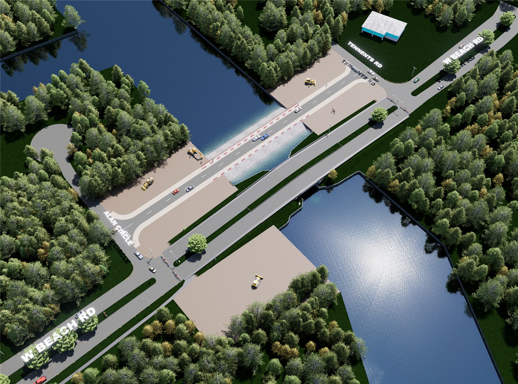 Architectural rendering, project 4, view 1