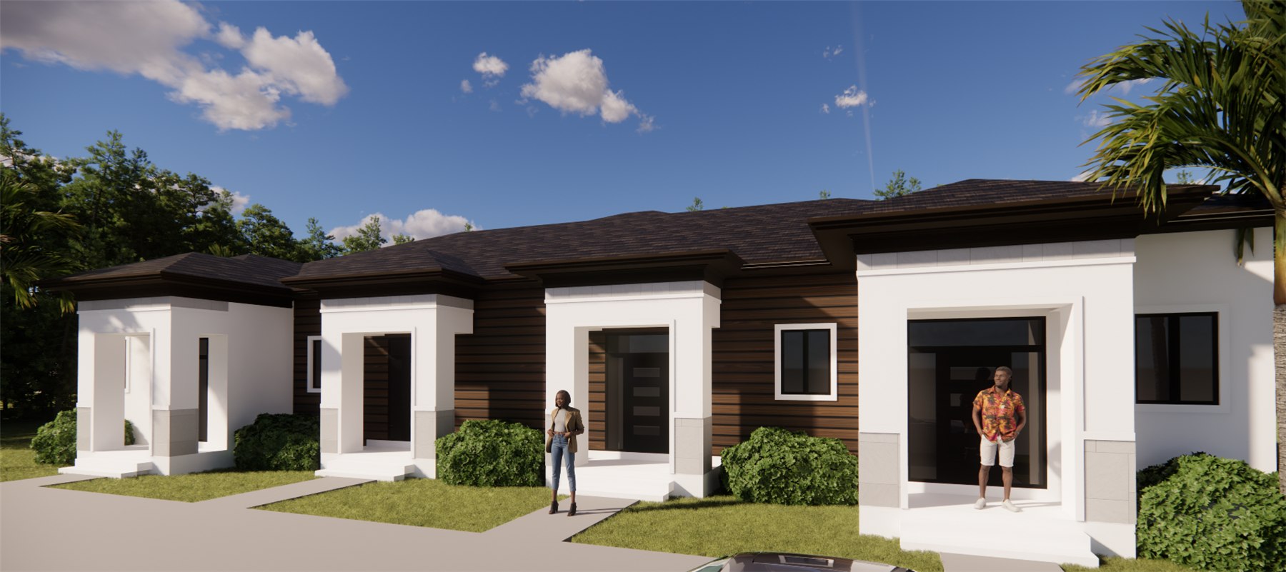 Architectural rendering, project 6, view 1
