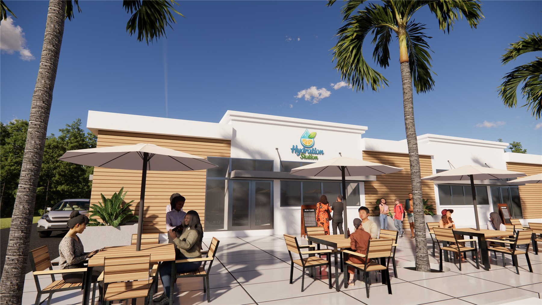 Architectural rendering, project 7, view 1