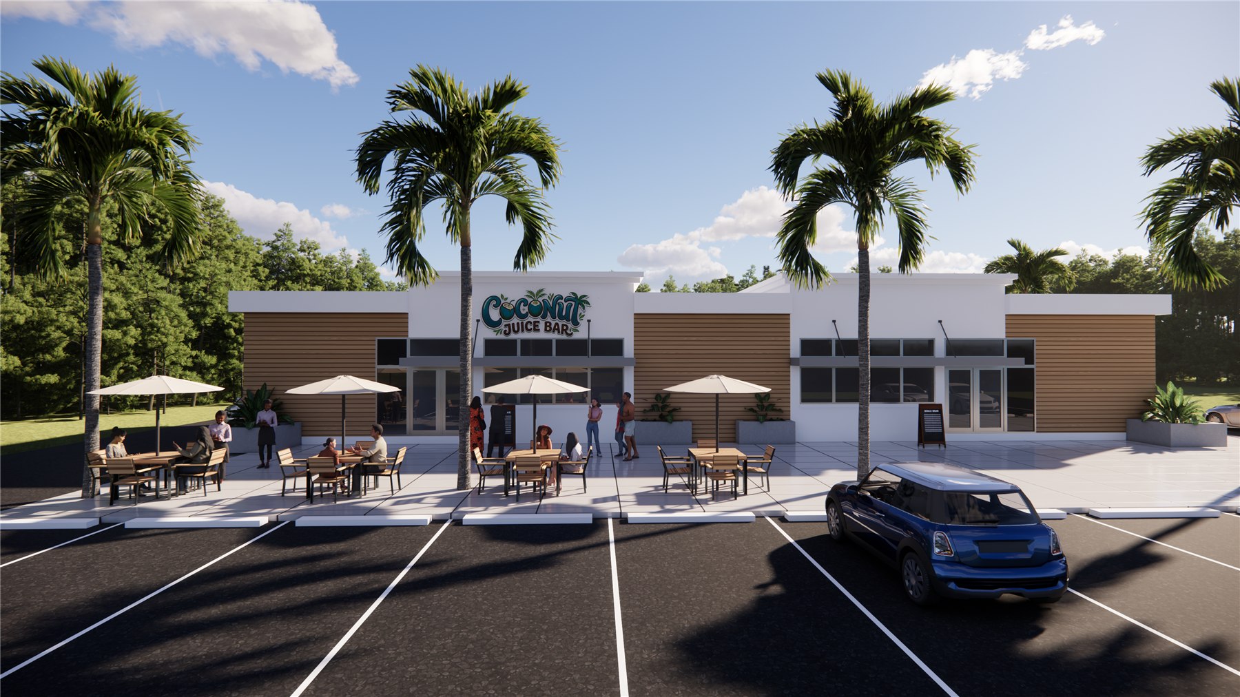 Architectural rendering, project 7, view 2