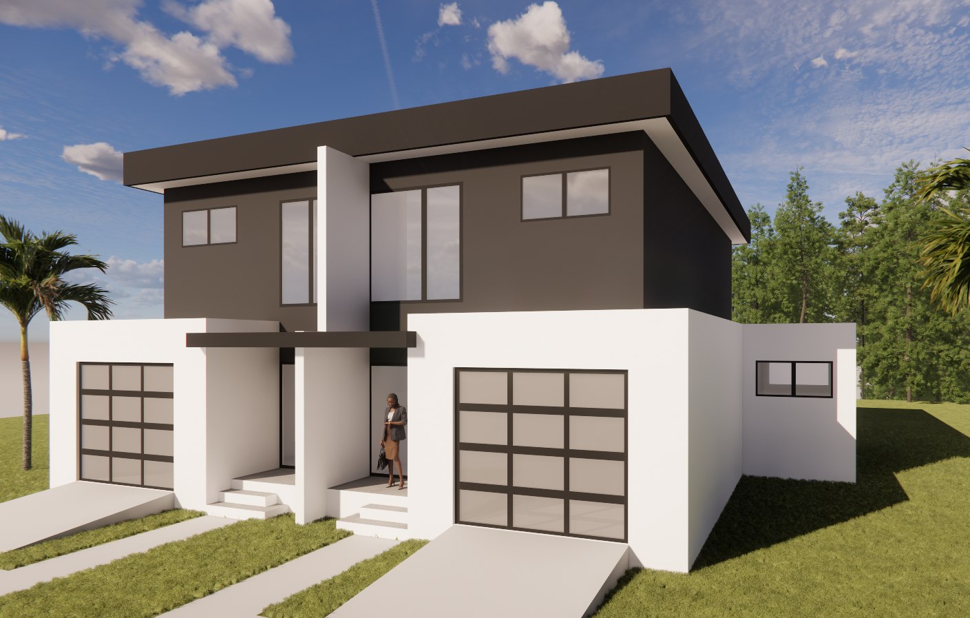 Architectural rendering, project 9, view 1