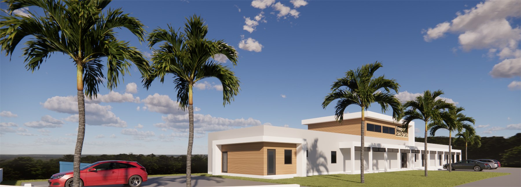 Architectural rendering, project 12, view 1