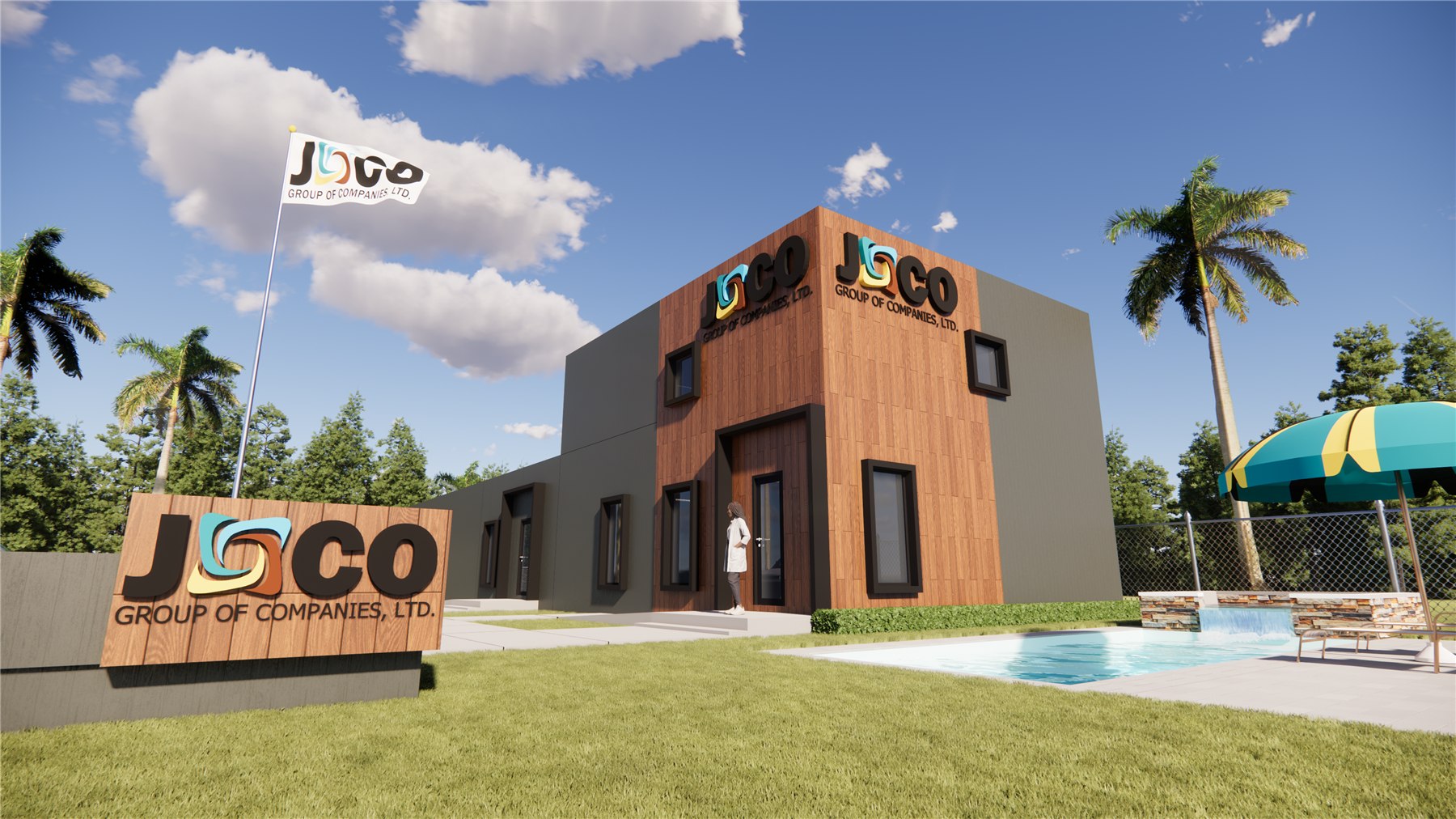 Architectural rendering, project 15, view 1
