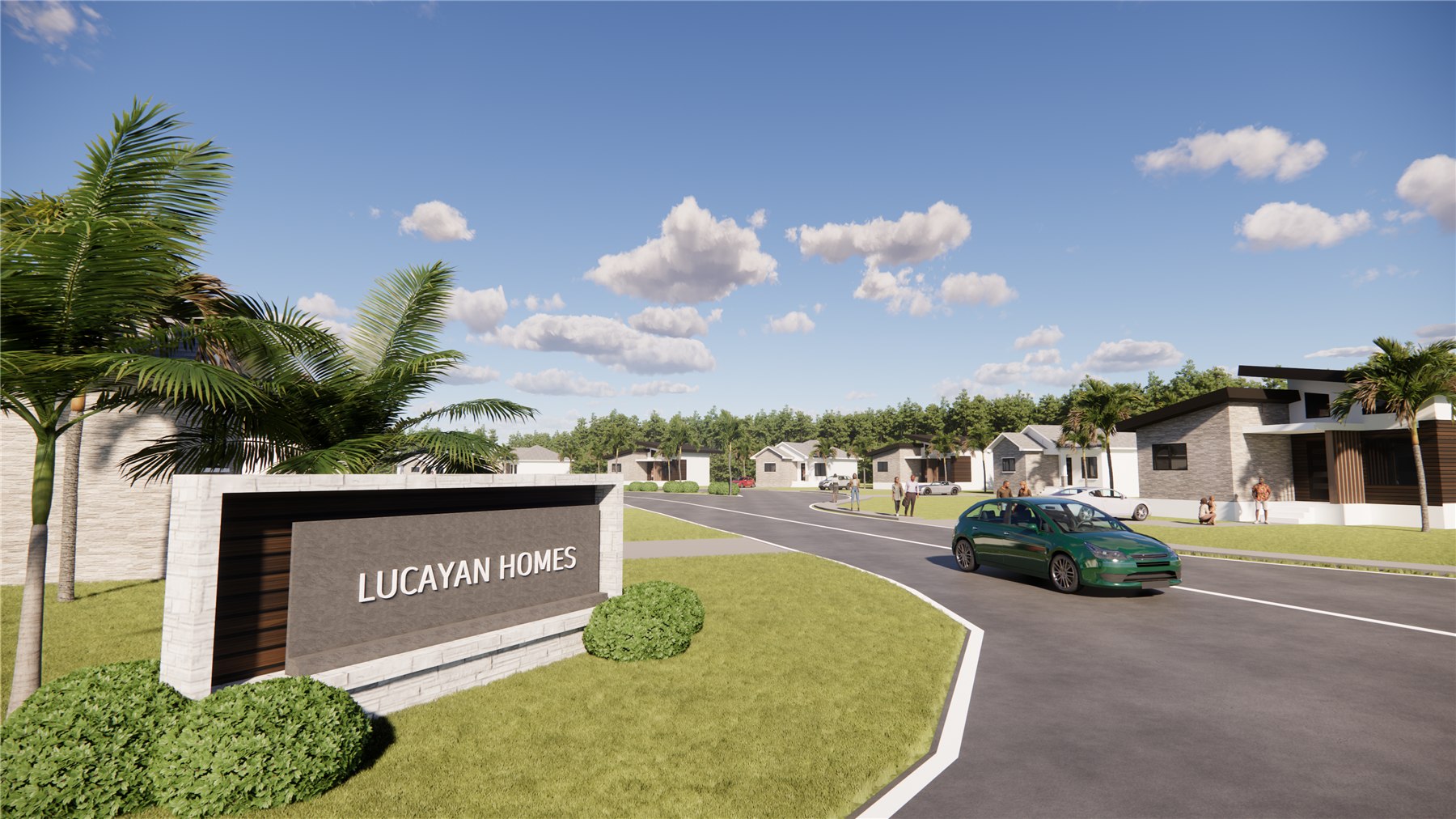 Architectural rendering, project 17, view 1