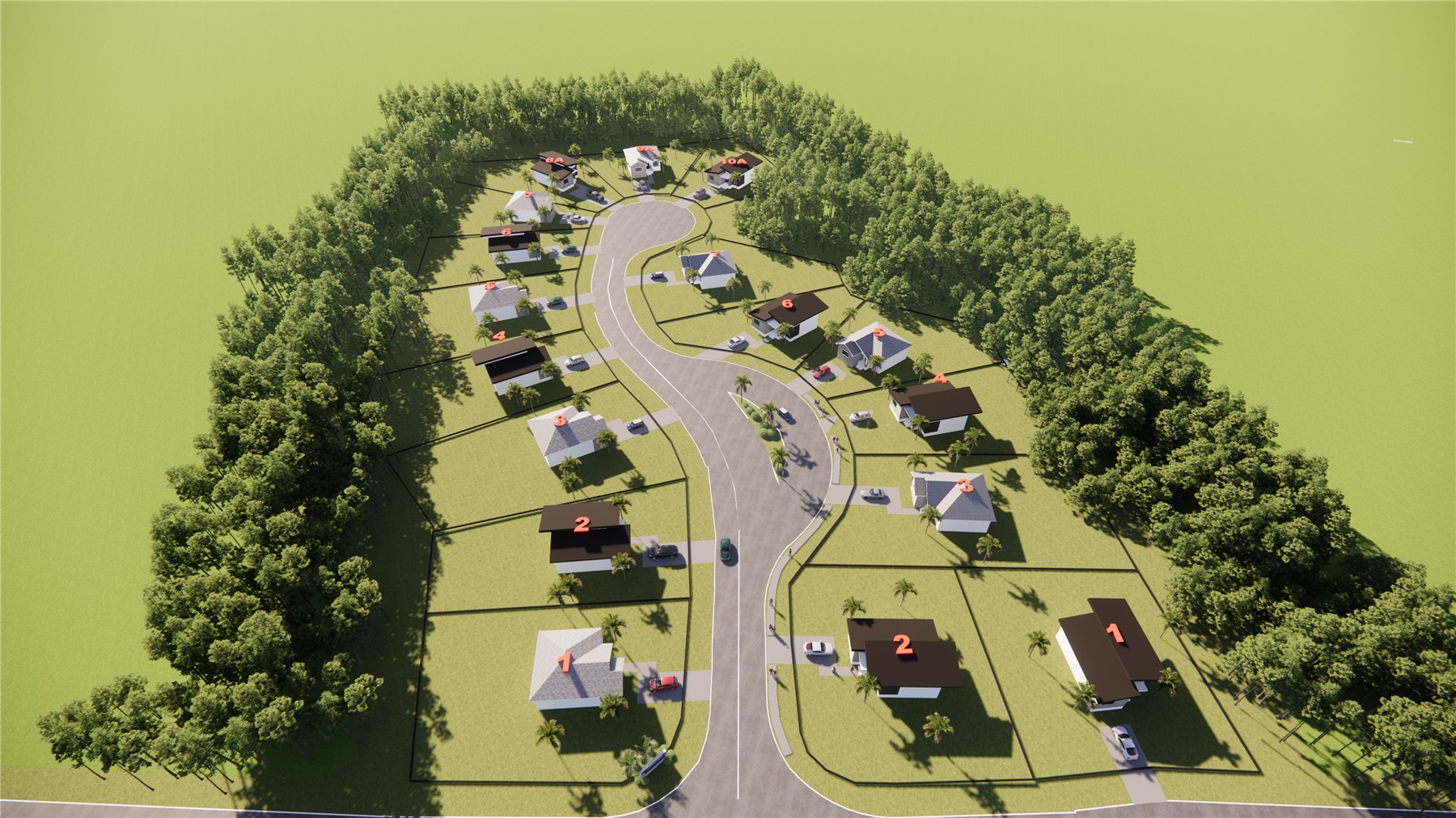 Architectural rendering, project 17, view 2