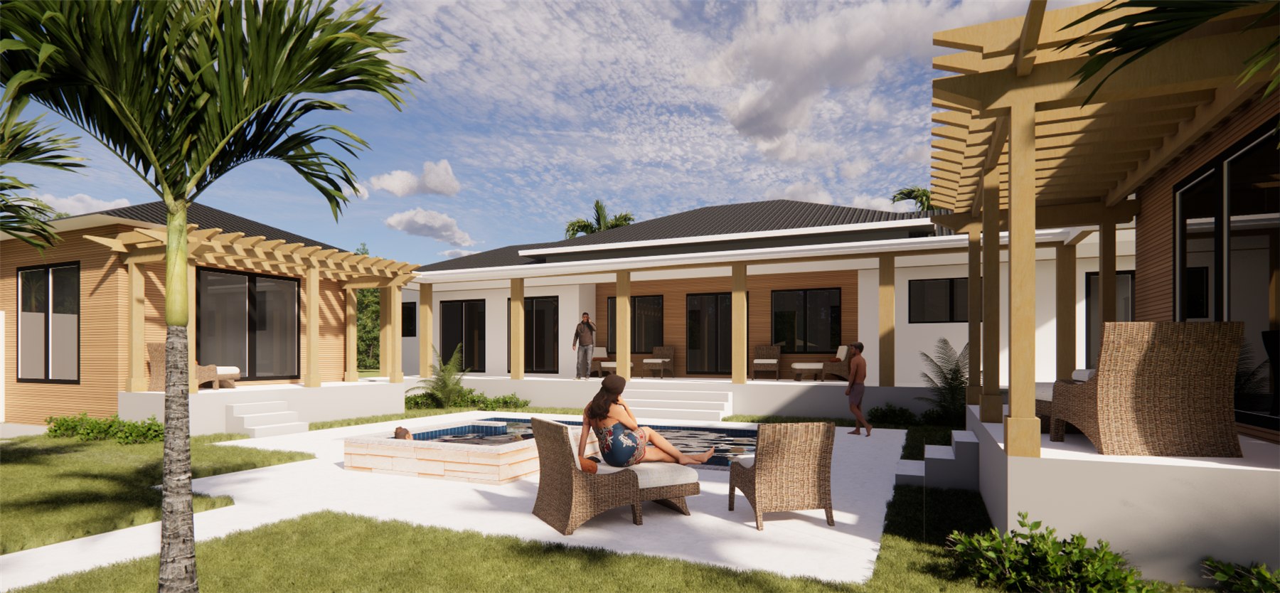 Architectural rendering, project 20, view 2