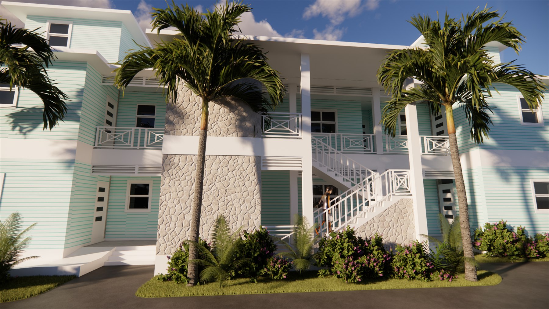 Architectural rendering, project 22, view 1